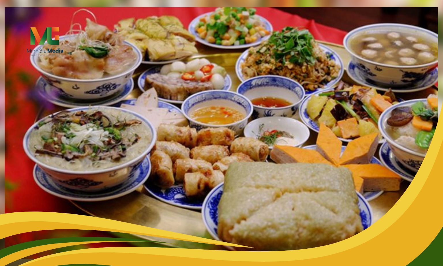 Từ vựng về món ăn trong bữa tiệc tất niên Từ vựng về món ăn trong bữa tiệc tất niên