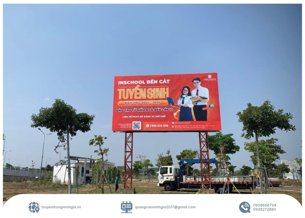 bienbatquangcaoInschoolBenCat biển bạt quảng cáo Inschool Bến Cát
